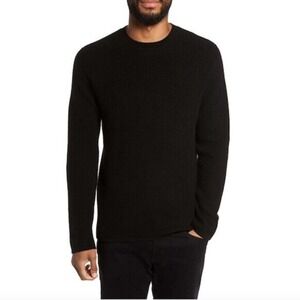 VINCE Men's Size XL Thermal Knit Pullover Sweater Wool & Cashmere Blend SHW $265